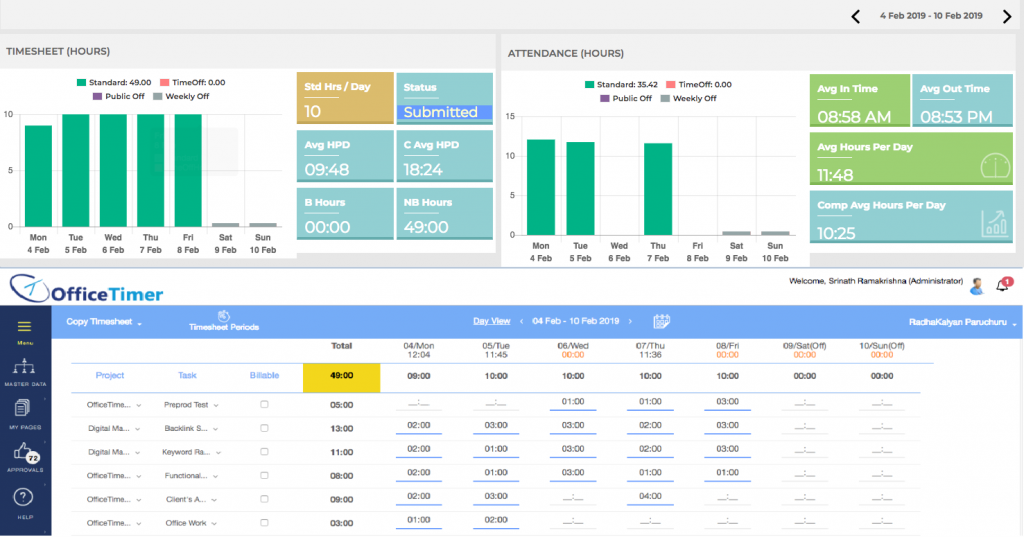 Timesheet management software 1024x537